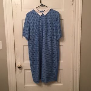 Eloquii blue sheath dress women’s plus size 18